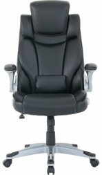 Кресло BRABIX PREMIUM "Phantom EX-553", рециклированная кожа, регулируемый подголовник, черное, 532940