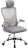 Кресло CROMEX Dynamic CH-699, откидные подлокотники, пластик белый, сетка, серое, TW, 533070