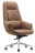 Кресло HAWASAN PREMIUM EX-810, алюминий, экокожа, коричневое, 533236