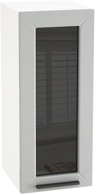 Шкаф верхний со стеклом с 1 ств. ШВС 300 Глетчер