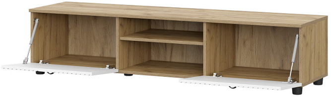 Тумба для ТВ со створками и нишей Милан