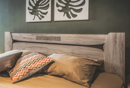 Спальня Мале Дуб Галифакс белый