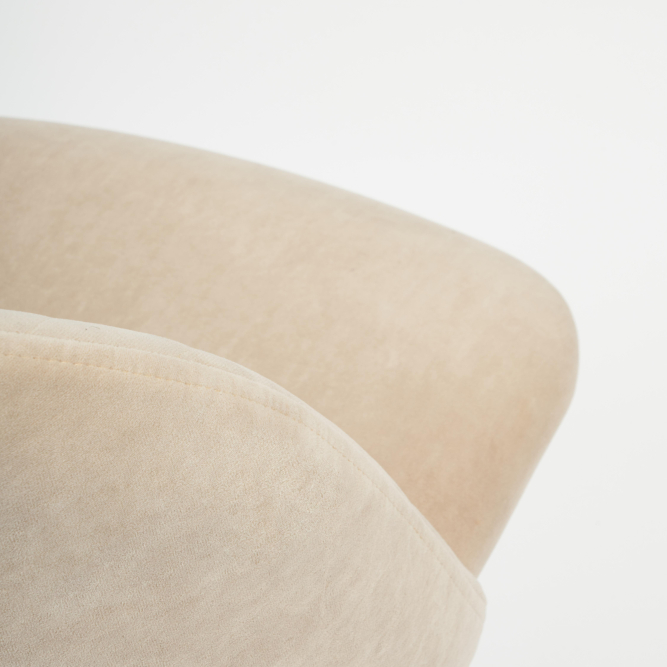 Кресло MELODY флок , бежевый, 7