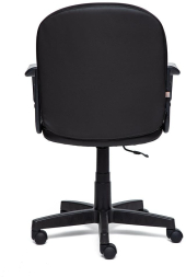 Кресло BAGGI кож/зам, черный/бордо, 36-6/36-7