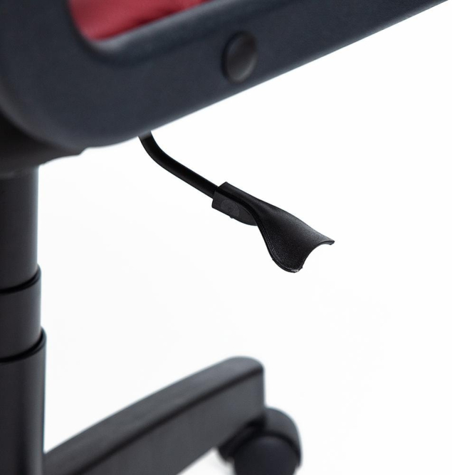 Кресло BAGGI кож/зам, черный/бордо, 36-6/36-7