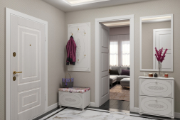 Вешалка Ассоль АС-22 белое дерево