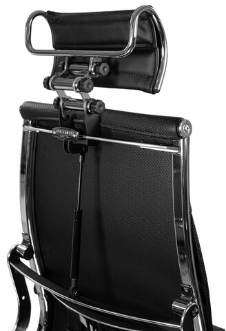 Кресло МЕТТА "YOGA" Y 2DM B2-10D, 2D-спинка, 3D-подголовник, 4D-подлокотники, экокожа, черное