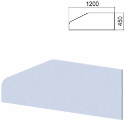 Экран-перегородка к столам Арго