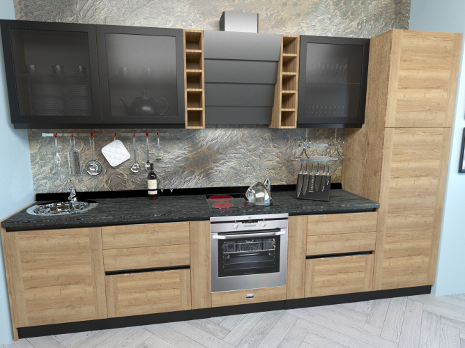 Полка барная Сити ПБ-80 (800*300*360)