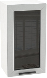 Шкаф верхний со стеклом с 1 ств. ШВС 400 Глетчер