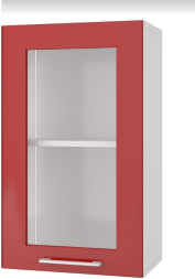 Шкаф навесной 400 мм (витрина) Люкс
