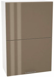 Шкаф верхний горизонт. высокий с 2 ств. Кухня Валерия ШВГ 602М (глянец)