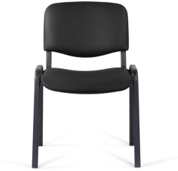 Стул STAFF "Iso Lite CF-008", кожзам черный (Z-11), 532564