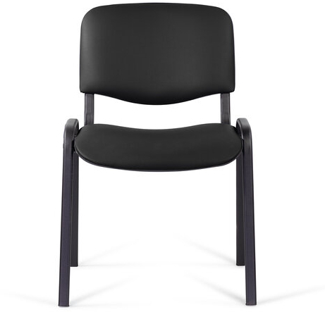 Стул STAFF "Iso Lite CF-008", кожзам черный (Z-11), 532564