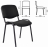 Стул STAFF "Iso Lite CF-008", кожзам черный (Z-11), 532564