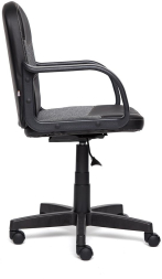 Кресло BAGGI кож/зам/ткань, черный/серый, 36-6/207