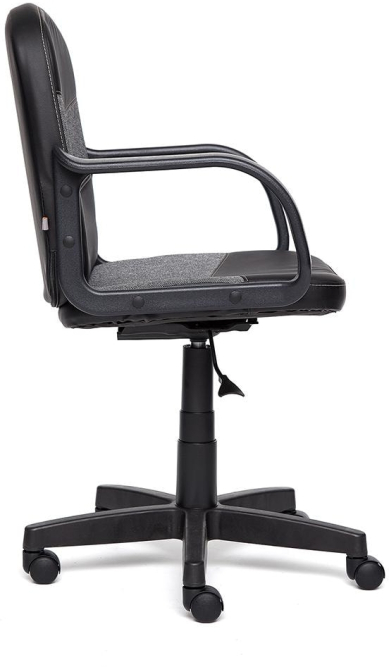 Кресло BAGGI кож/зам/ткань, черный/серый, 36-6/207