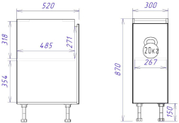 Стол С-30 Женева (ЛДСП)