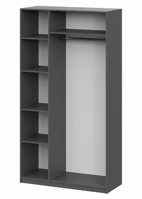 Шкаф 3-створчатый ШК 5 (1200) Графит