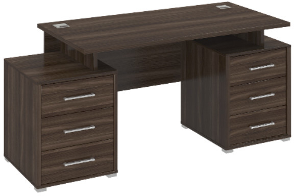 Стол с двумя тумбами СВ8 (СВ2+СВ7+СВ73*2)