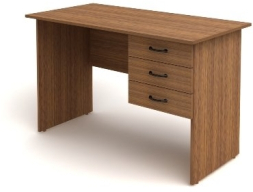 Стол 1-тумбовый с ящиками СК27 тумба справа