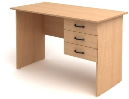 Стол 1-тумбовый с ящиками СК27 тумба справа