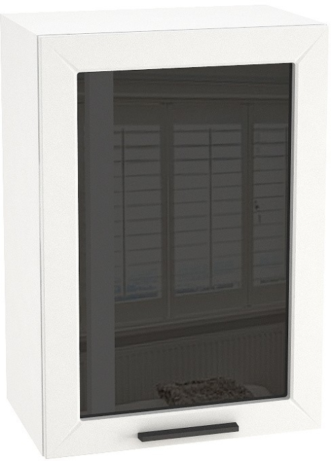 Шкаф верхний со стеклом с 1 ств. ШВС 500 Глетчер