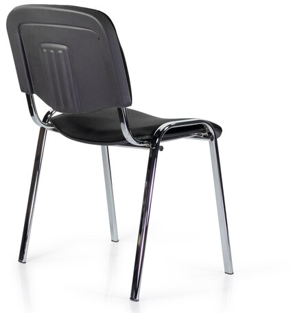 Стул STAFF "Iso Lite CF-008", хром, ткань черная (С-11), 532565