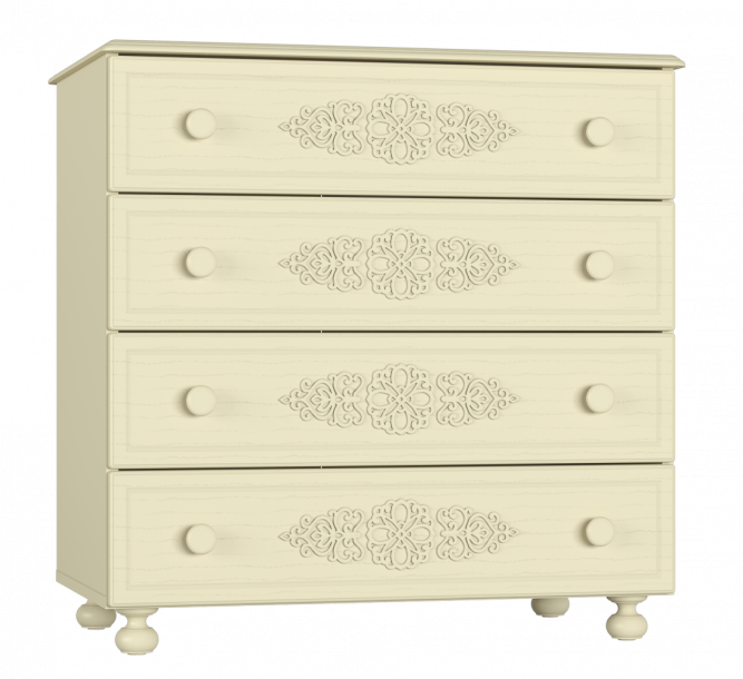 Комод Ассоль плюс АС-5 ваниль