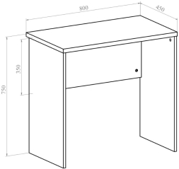 Стол туалетный для гостиниц Виктория ВИ-14