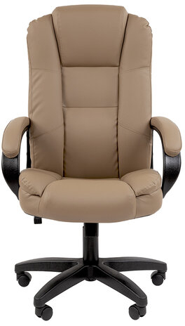Кресло офисное Chairman CH 600 LT, экокожа, бежевое, 7158660