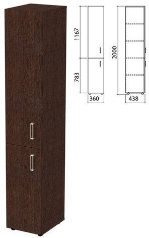 Шкаф закрытый Приоритет