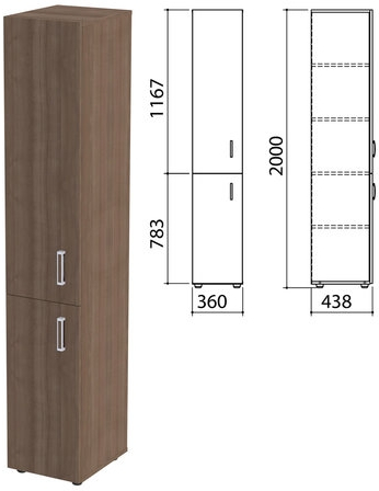 Шкаф закрытый Приоритет