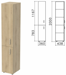 Шкаф закрытый Приоритет