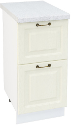 Шкаф нижний 2 ящика Кухня Ницца ШН2Я 400