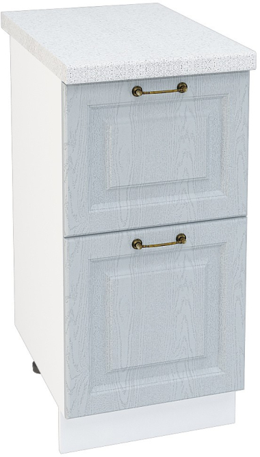 Шкаф нижний 2 ящика Кухня Ницца ШН2Я 400