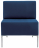 Кресло мягкое "Хост" М-43, 620х620х780 мм, без подлокотников, экокожа, темно-синее
