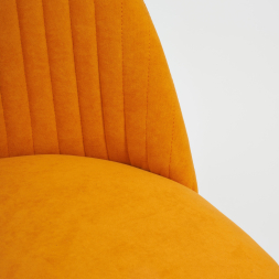 Кресло MELODY флок , оранжевый, 18