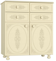 Комод Ассоль плюс АС-18 ваниль