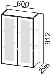 Шкаф навесной Ш600 Модерн