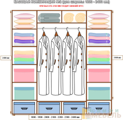 Шкаф купе 3х дв Фотопечать № 60