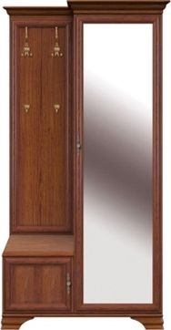 Шкаф с вешалкой PPK110P (Кентаки каштан)