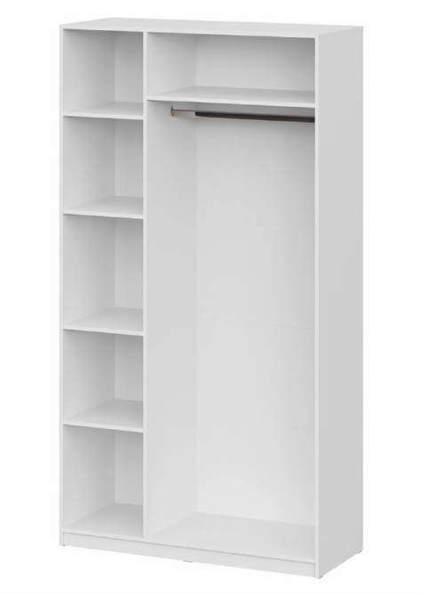 Шкаф 3-створчатый ШК 5 (1200) Белый текстурный