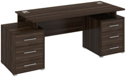 Стол с двумя тумбами СВ9 (СВ3+СВ7+СВ73*2)