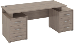 Стол с двумя тумбами СВ9 (СВ3+СВ7+СВ73*2)