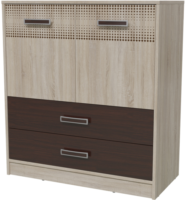 Комод Румба с дверками и ящиками