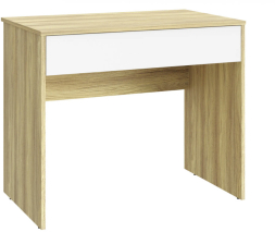 Стол Оскар ОС-25 блэквуд ячменный/белый структурный