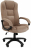 Кресло офисное Chairman CH 600, велюр, бежевое, 7158673