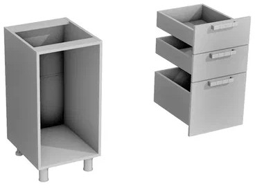 Нижний шкаф Н3Я-400 Лотос