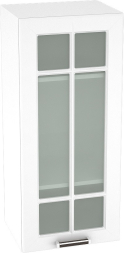 Шкаф верхний высокий со стеклом с 1 створкой ШВС409 Прага